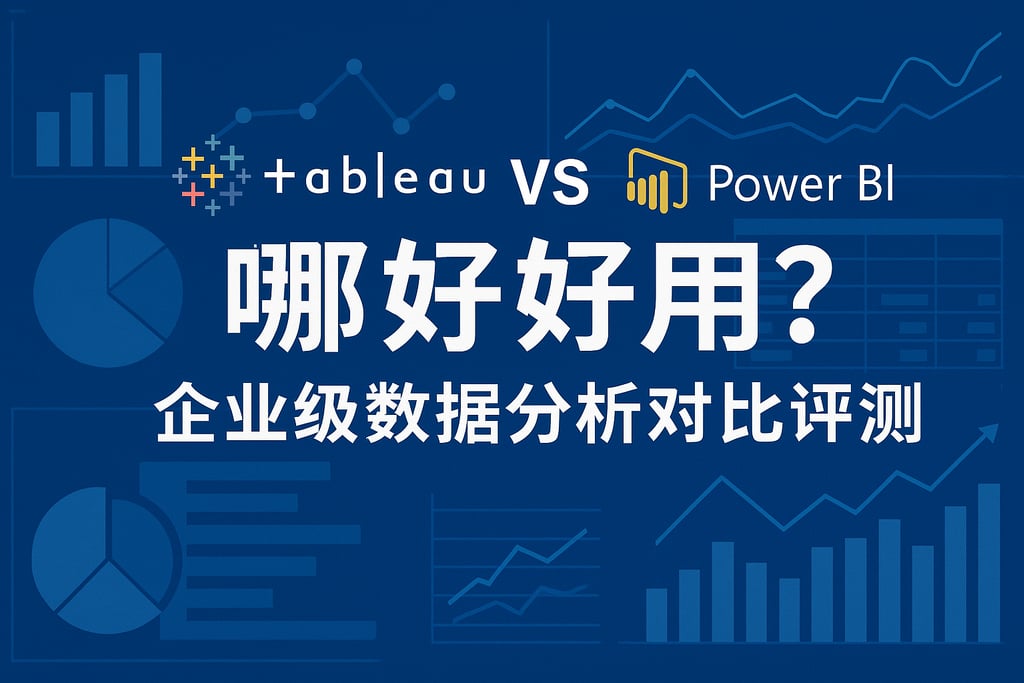 Tableau VS Power BI哪个好用？企业级数据分析对比评测